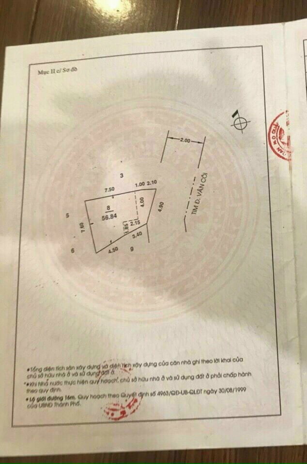 Nhà phố hẻm xe hơi Vân Côi