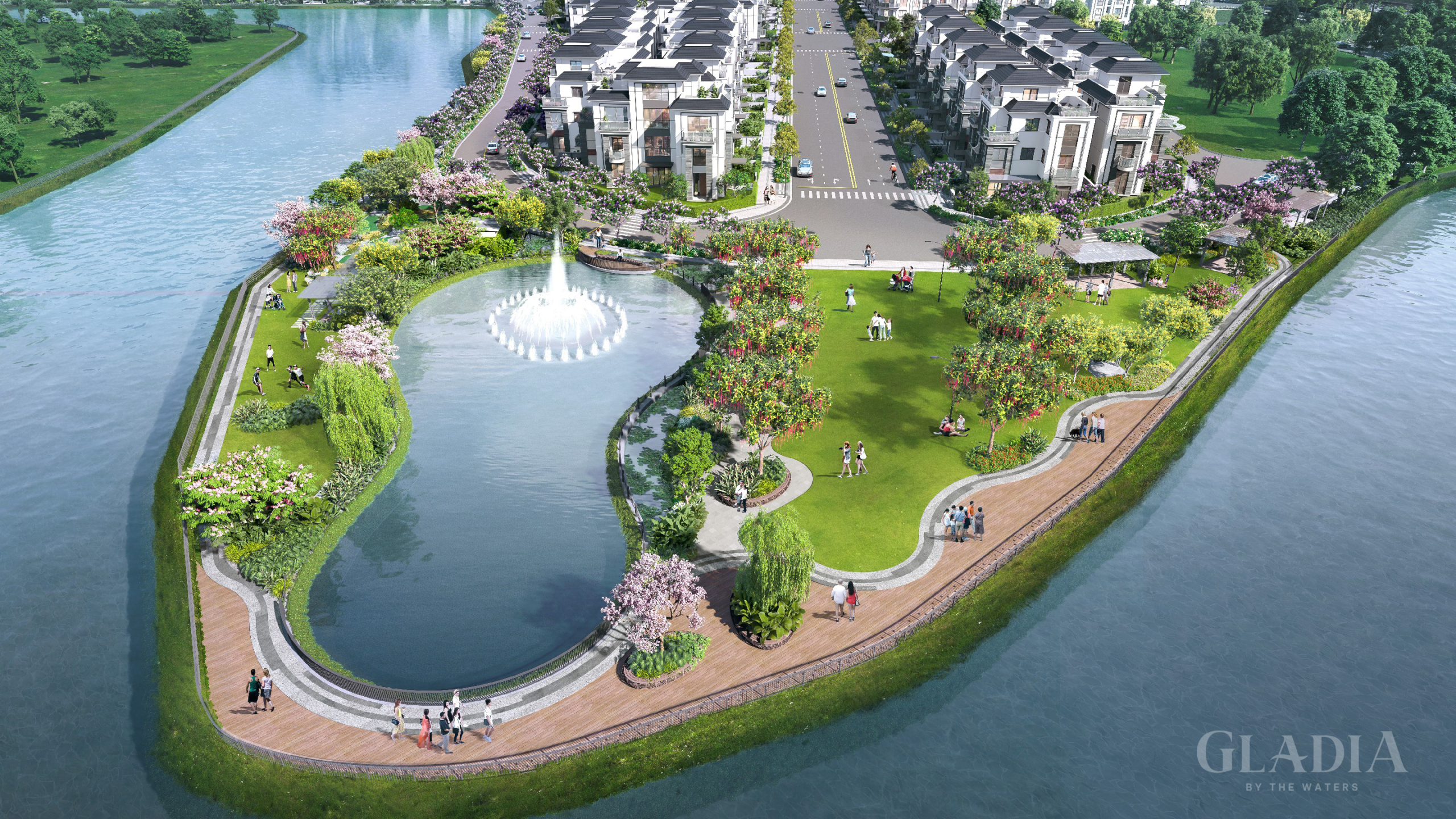 Công viên Ven sông – Riverfront Plaza