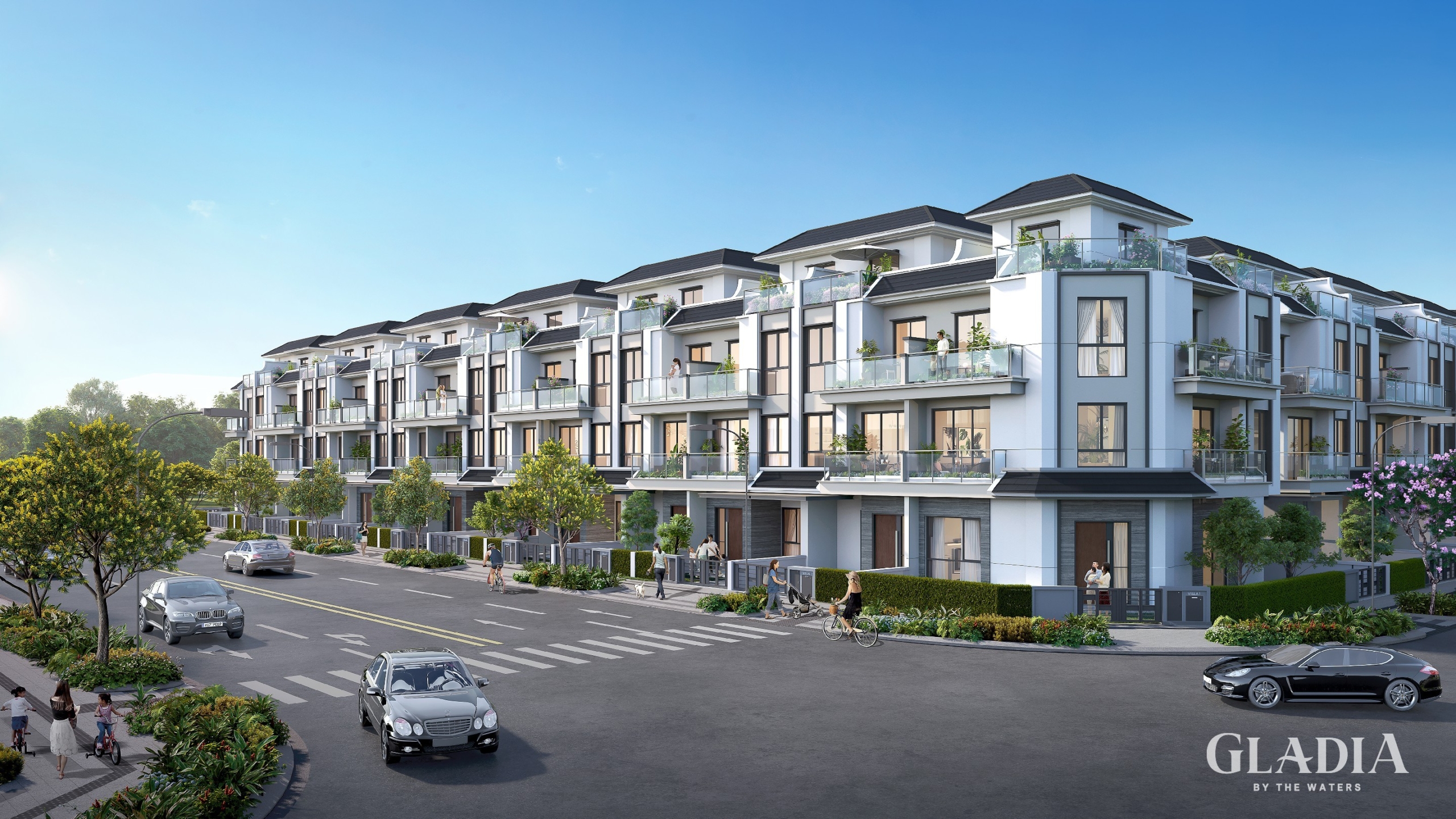 Nhà liên kế có sân vườn